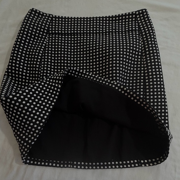 LOFT Black and White Polka Dot Skirt size 6 Y2K - Picture 5 of 12
